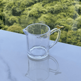 Leiteira de Cristal Golden Bird 250ml - Ela Decora